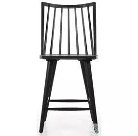 Lewis Black Oak Windsor Counter Height Stool
