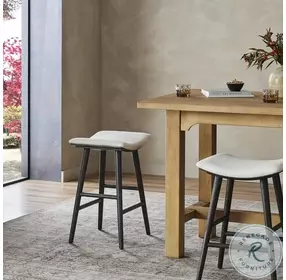 Union Essence Natural Saddle Counter Height Stool