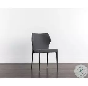 James City Grey Stackable Dining Chair Set of 2