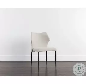 James City Beige Stackable Dining Chair Set of 2