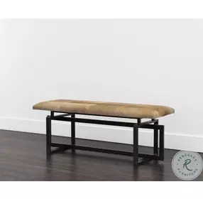 Olivian Brown Pilar Bench