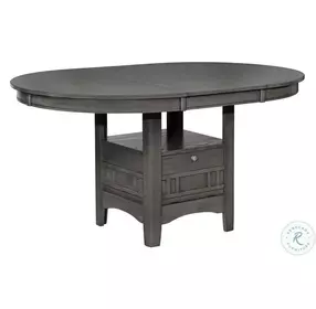 Lavon Medium Grey Extendable Dining Room Set