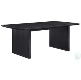 Brookmead Black Rectangular Extendable Dining Room Set