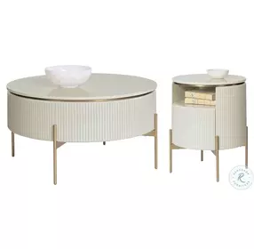 Paloma Gold End Table