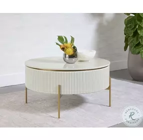 Paloma Gold Lift Top Coffee Table