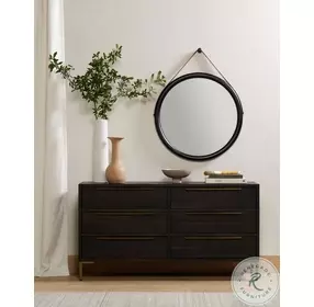 Wyeth Dark Carbon 6 Drawer Dresser