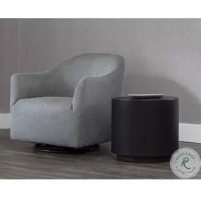 Montel Black End Table