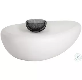 Corvo White Large Occasional Table Set