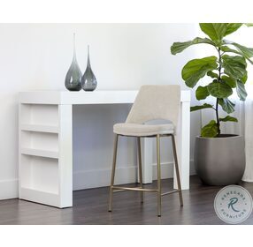 Radella Bergen Taupe Counter Height Stool