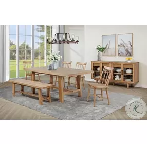 Middleton Natural 60" Backless Bench