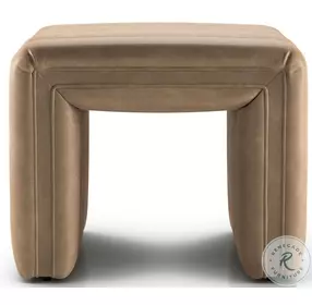 Augustine Palermo Drift Leather 21" Ottoman