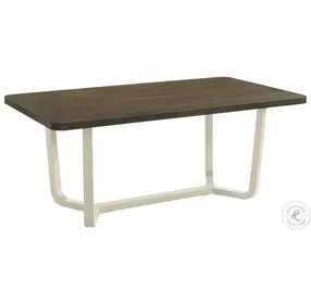 Biloxi Greyish And White 71" Rectangular Dining Room Set