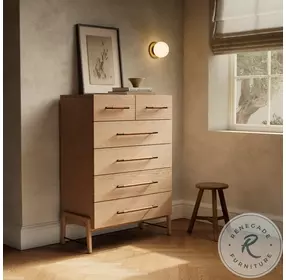 Rosedale Yucca Oak 6 Drawer Tall Chest