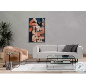 Etta Winchester Beige Leather Chair