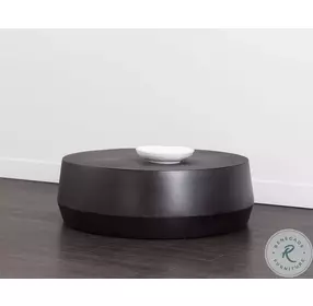 Creed Bronzed Gunmetal Aluminum Large Coffee Table