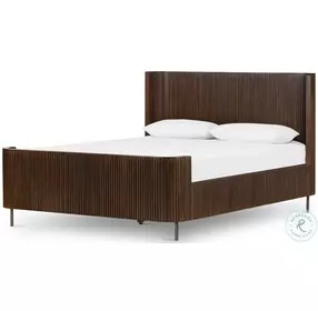 Fletcher Terra Brown Oak Panel Bedroom Set