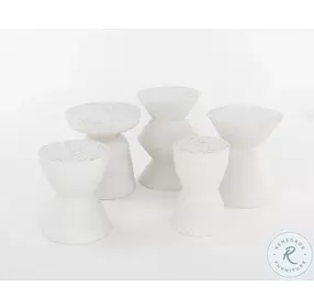 Orleane Terrazzo And White End Table