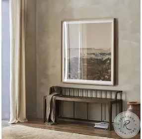 Howard Pecan And Gunmetal Bench