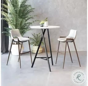 Desi White Bar Stool Set Of 2