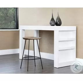 Indra Brown And Black Counter Height Stool