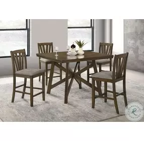 Canfield Brown 47" Counter Height Dining Table