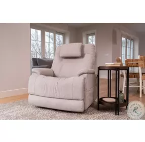 Zecliner Dove Performance Fabric Power Recliner with Power Headrest And Lumbar