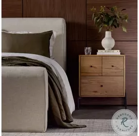 Eaton Amber Oak Resin Nightstand