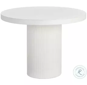 Giselle White 40" Dining Table