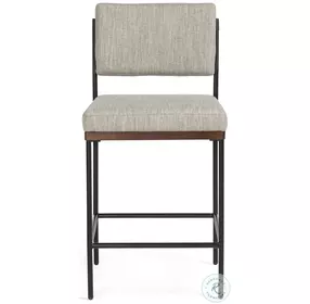 Benton Savile Flannel Performance Fabric Counter Height Stool