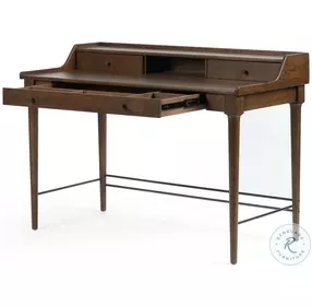 Moreau Dark Toasted Oak Writing Desk