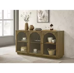 Castlewood Brown Oak 71" Sideboard