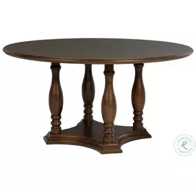 Landon Rich Brown 60" Round Dining Room Set
