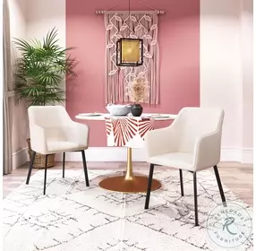 Adage Beige Dining Chair Set of 2