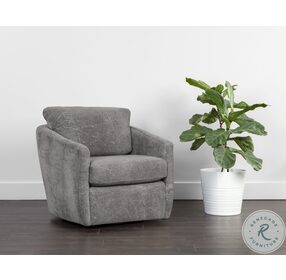 Irina Nepal Pebble Swivel Lounge Chair