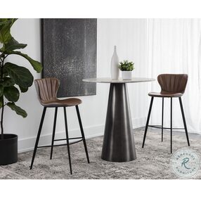 Arabella Bravo Cognac Bar Stool