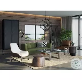 Zancor Tan Lounge Chair