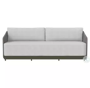 Aberdeen Light Gray Performance Fabric Grace Bay Outdoor Sofa