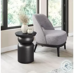 Colombo Black Side Table