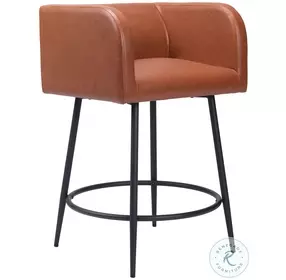 Horbat Brown Counter Height Stool Set of 2