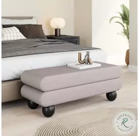 Davao Gray Performance Fabric Bench