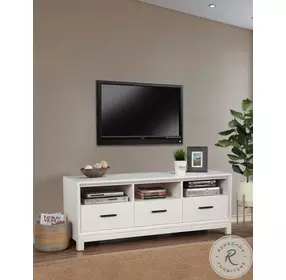 Nova Chalk White TV Stand