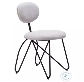 Novi Dove Gray Dining Chair Set Of 2