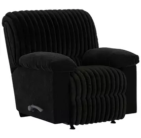 Comet Black Rocker Recliner