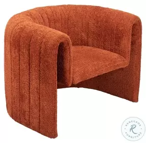 Viana Burnt Orange Accent Chair