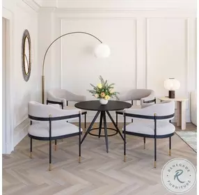 Dinos Black Dining Table