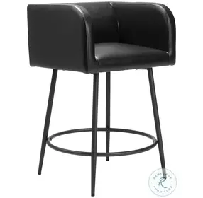 Horbat Black Counter Height Stool Set Of 2