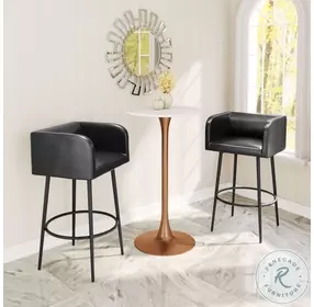 Horbat Black Bar Stool Set Of 2