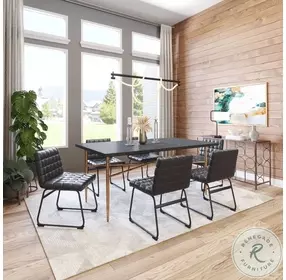 Pago Black Dining Chair Set Of 2