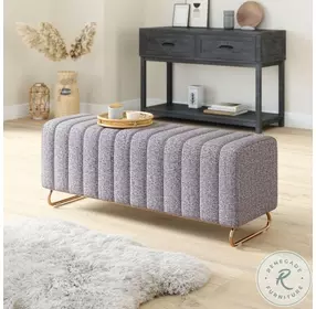 Pender Stone Gray Bench