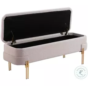 Lebreton Oatmeal Beige Bench